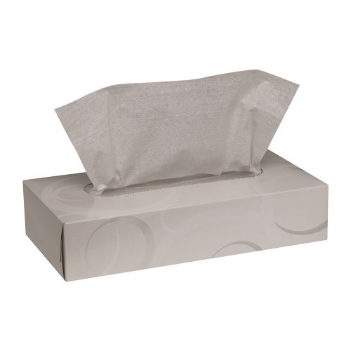 Pañuelo Desechable para la Cara Guest Choice, Caja Plana, Doble Hoja, 100 Hojas/Caja, Blanco